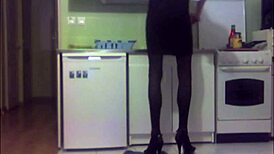 Alexcia performs explicit shemale cam sex show with intense actions