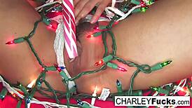 Charley Chase Sucks Christmas Cock