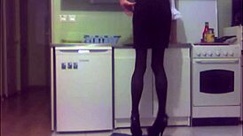 Alexcia performs explicit shemale cam sex show with intense actions