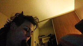 Milf deepthroats massive black cock in studio 6