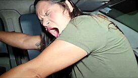 i crave lifting my pussy on the car gear shift alex lima caught me and shoved his big cock in my ass