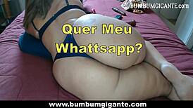 Wow, check this Brazilian amateur in white panties rocking it hard!