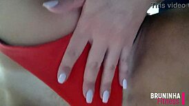 Latina Amateur Inserts Anal Plug Deeply