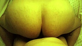 Hey, check this amateur couple banging missionary and doggy with a hot creampie!