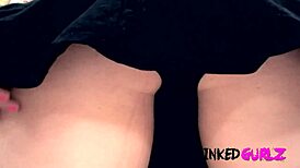 Inked Babe With Pierced Nipples Gets Destroyed