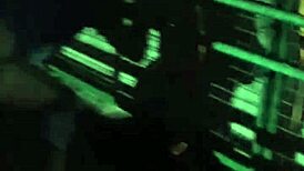 Two gay men embark on a wild outdoor fuck along the public road, their bodies entwined in raw passion.