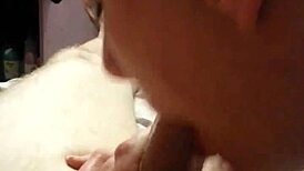 teen queen deep throats cock so good 😏