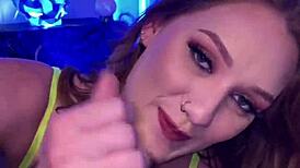 i teased and fucked that hairy tattooed babe in lingerie, quickie style, but i messed up the pov shot oops