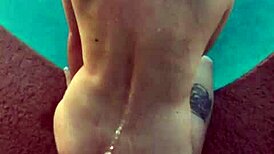 I caught her off guard pissing behind while chatting slomo! 😜