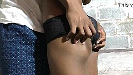 Smashing Petite Ebony Teen In Doggystyle, Bent Over Hard