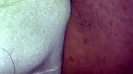 White panties on boyfriend – did he cum in them