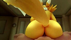 Renamon is craving you so hard, wanna join her furry fantasy tonight?