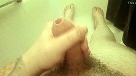 i'm in the shower, stroking my cock, feeling so good
