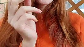 the thrill of smoking with aliceginger, feeling the warmth and relaxation