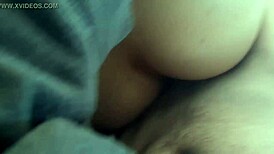 Amazing cumshot lands in mouth after sexy head