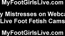 Most men would die just to admire my feet in this intriguing worship