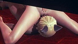 哟，看原神丽莎在3D色情里猛操！