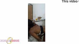 Fucked the mulatto bride married to three guys 😏