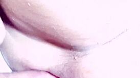 Casal Edu E Aline Enjoy Close-Up Penetration with Cumshot on Pussy