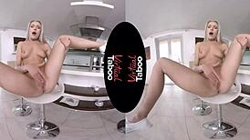virtual taboo unfolds with a wild blonde pov