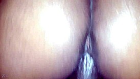 Sexy thick chick contrasts her curves while riding that massive dick intensely