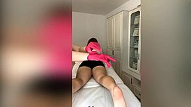 Sugarnadya Depilates Girlfriend's Legs