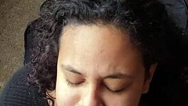 Watch my girlfriend suck my cock in that abandoned house while her friend watches