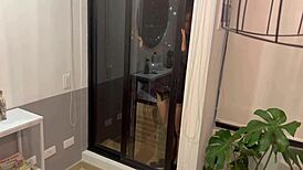 The expert thief sneaks in through the balcony, steals my stuff, and fucks me hard in bed while my husband's away.