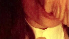 Lonely mexican wife plays with her 22cm dildo in solo fun