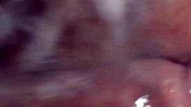 Cheating wife squirting in close-up homemade fun