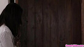 hey, wanna see a sexy babe get licked by her lesbian coworker at work?