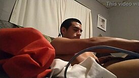 First Time Using Homemade Penis Pump For Masturbation