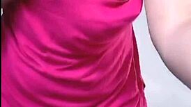 My wife was showing off on webcam, posing and teasing in a casual way.