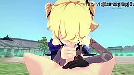 Discover Fischl's intense POV fucking in Genshin Impact anime style