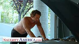 Naughty America - Brooklyn Gray befriends a lucky guy for a wild day