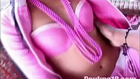Paulina 18 Rubs Tits and Fucks BBC Hard
