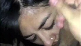 i give tahiti blowjob ending in cumshot