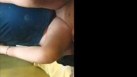 Blonde milf masturbates with dildo!