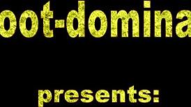 Feel the intense domination as fetish ladies in stockings trample guys' hands with their feet.