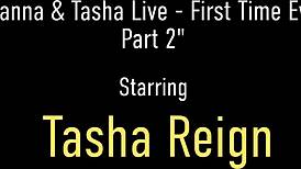 Inked beauty joanna angel gets tongue fucked by horny tasha reign