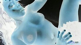 Step sister surprises boyfriend with doggystyle in the dark on Valentine's