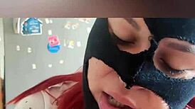 niece deepthroats big cock and swallows cum like submissive bitch