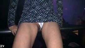 Kim shows her pussy in DF club