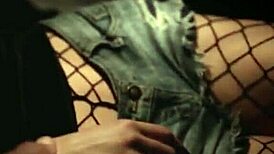 Classy blonde cowgirl riding hard and wild, damn!