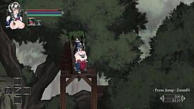 big tits teen asks, 'join this anal threesome?'