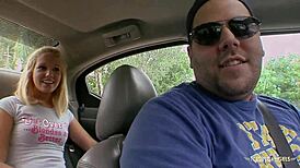 When The Guy Picked Up The Pierced Blonde Babe, She Knew She'd Be Bent Over And Riding In Cowgirl Position With Shaved Pussy