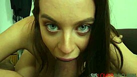 Stepbrother Says, 'Lana Rhoades, Suck My Cock Hard!' In This Provocative Blowjob Scene!