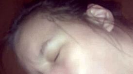 Shy Girl Gets Facial In Pov Blowjob