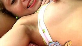 Latina Teen 18+ Lesbian Gets Her Pussy Fingered By Brunette Blonde