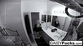 Tiny Receives Facial Cumshot from Client